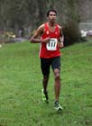 Paulo Pinheiro (Benfica) finished 2nd in the New Years Day Morpeth 11k Road Race. Photo: David T. Hewitson/Sports for All Pics